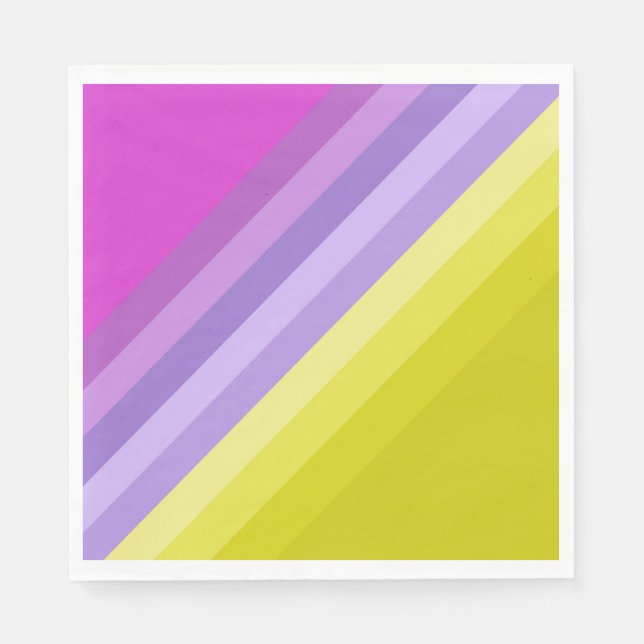 Striped, bright napkin (Front)