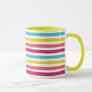 Striped Candy! Colourful Fun Mug