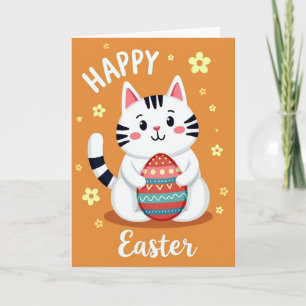 Striped Cat Celebration Card