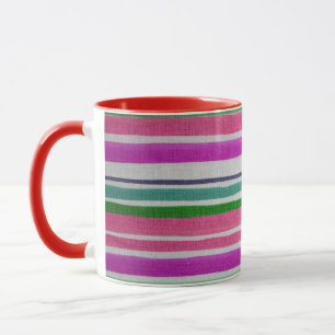 Striped Ceramic Mug