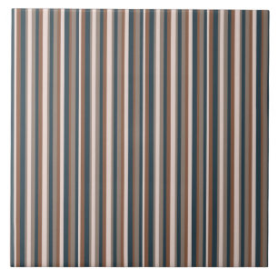 Striped Ceramic Tile