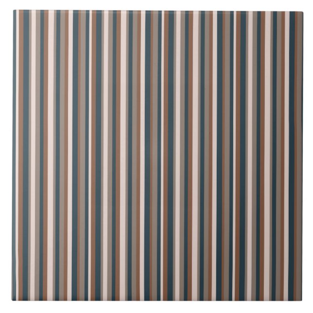 Striped Ceramic Tile (Front)