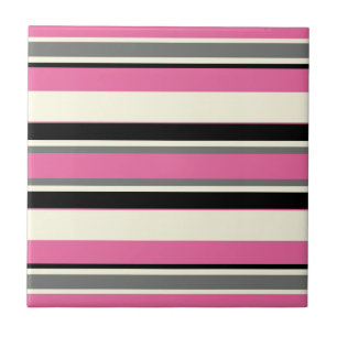 Striped Ceramic Tile