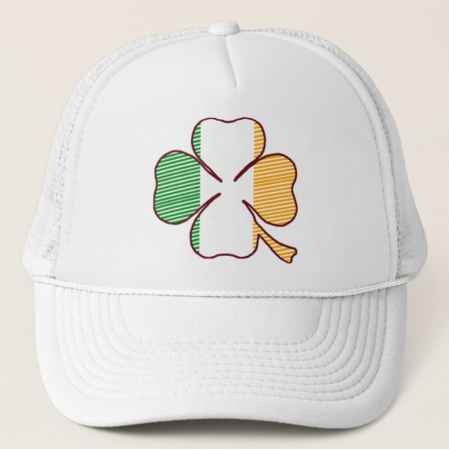 Striped Clover Hat (Front)