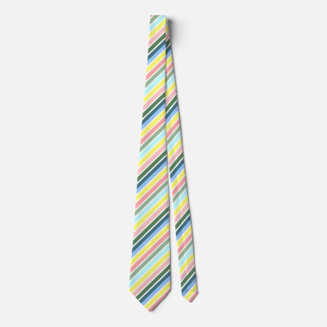 Striped Colours of Bermuda Tie (Front)