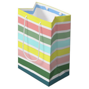 Striped Colours of St. George Medium Gift Bag