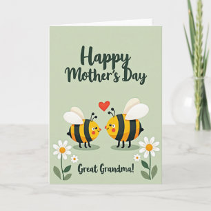 Striped Creature Love Mother Card