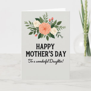 Striped Daughters Day Card