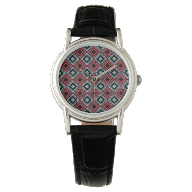 Striped Diamonds  Watch (Front)