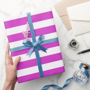 Striped Disco Colour Wrapping Paper