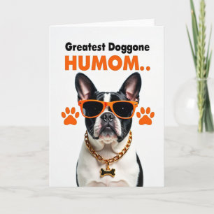 Striped Dog Portrait Card