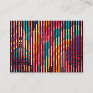 Striped Dome Rainbow Enclosure Card – Customisable