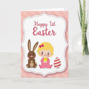 Striped Easter Celebration Card