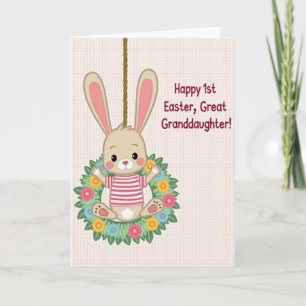 Striped Easter Creature Card