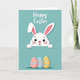 Striped Easter Object Card