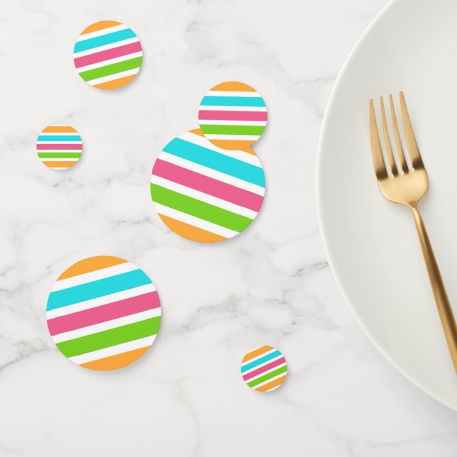Striped Egg Paint Confetti (Group)