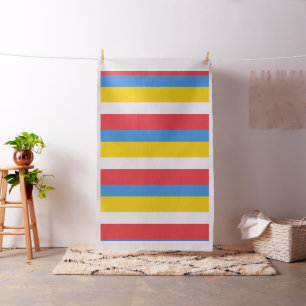 Striped Flag Colours of Aruba Fabric
