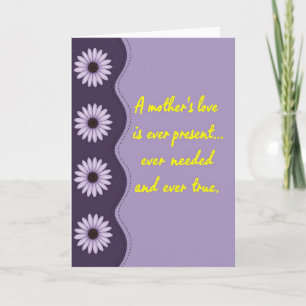 Striped Floral Mother Love Card