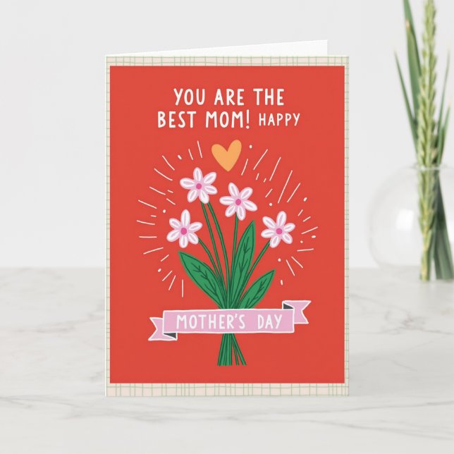 Striped Floral Praise Card (Front)