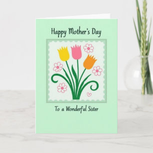 Striped Flower Celebration Card