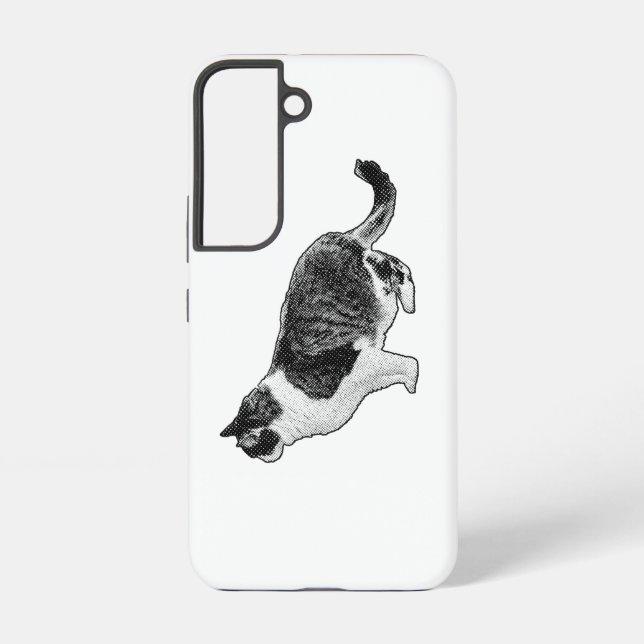 Striped Friend, Steady Shape Samsung Galaxy S22 Case (Back)