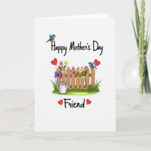 Striped Friendship Bouquet Card