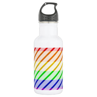 Striped Gay Pride Flag 532 Ml Water Bottle