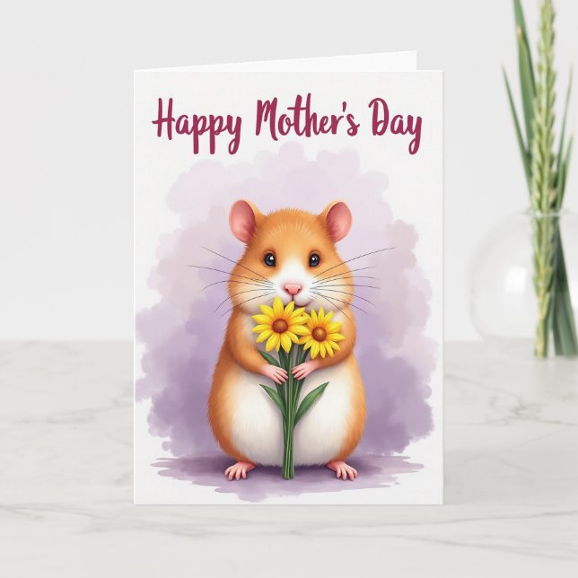 Striped Get Well Soon Card (Front)