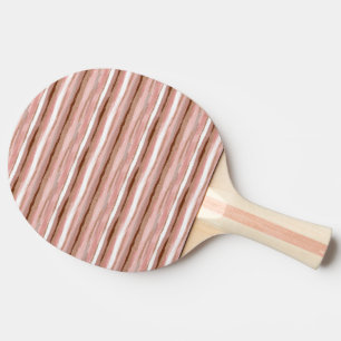 Striped Gold Glitter - Pink Ping Pong Paddle