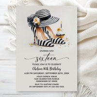 Striped High Heel Shoes 16th Birthday