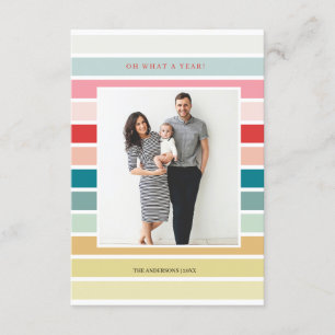 Striped Holiday Card