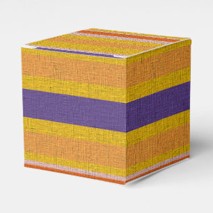 Striped Holiday Favor Box
