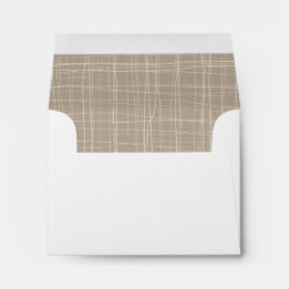 Striped inside elegant classic envelope