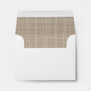 Striped inside elegant classic envelope