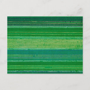 Striped Japanese Woodcut Textile Postcard