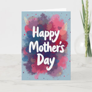 Striped Joyful Mum Card