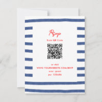Striped Lighthouse Red Blue East Coast Wedding