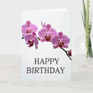 Striped Lilac Bloom Card