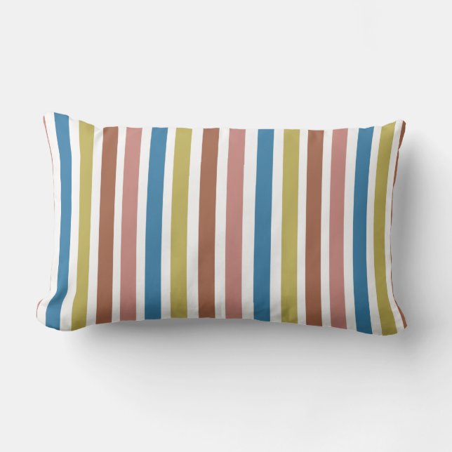 Striped Lines Lumbar Cushion (Front)