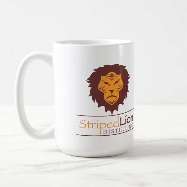 Striped Lion 15 oz Mug - May or may not be rum (Left)