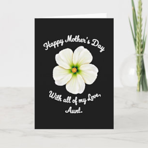 Striped Love Aunt Mothers Day Card
