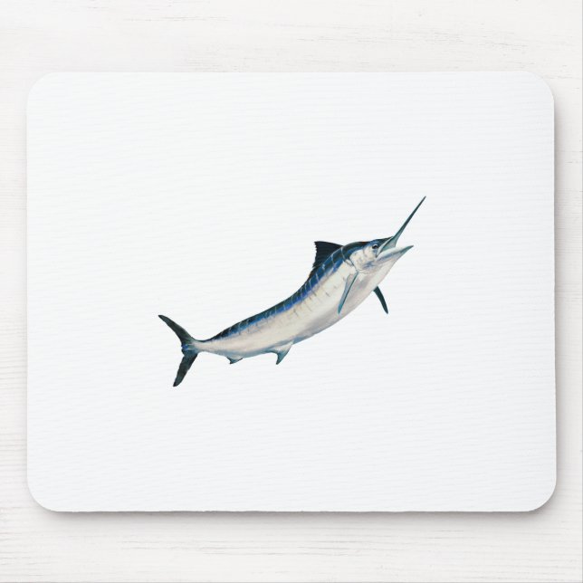 Striped Marlin Mouse Pad (Front)