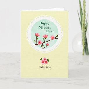 Striped Motherinlaw Greeting Card