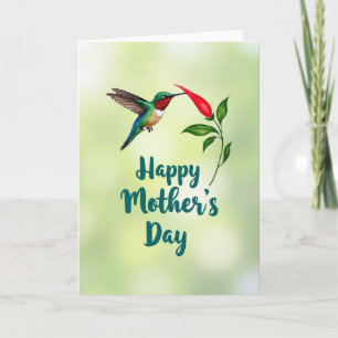 Striped Mothers Day Greeting Card