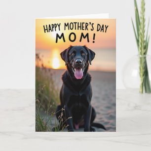 Striped Mothers Day Mom Card