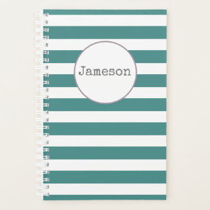 Striped Name Planner
