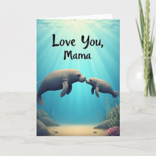 Striped Ocean Love Card