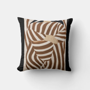 Striped Outfit Afrocentric Cushion