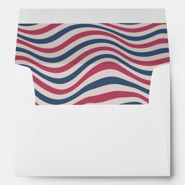 Striped pattern 2 envelopes (Back (Bottom))