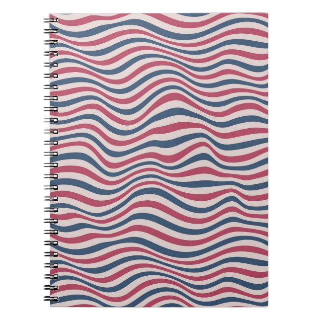 Striped pattern 2 notebook (Front)